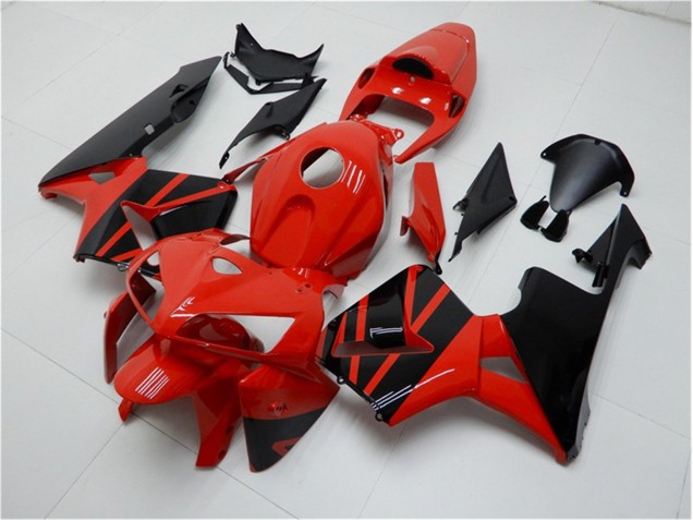 Kit Carénages Motos CBR 600 RR 2005-2006 - Rouge Noir Kit Carénages Motos CBR 600 RR 2005-2006 - Rouge Noir
