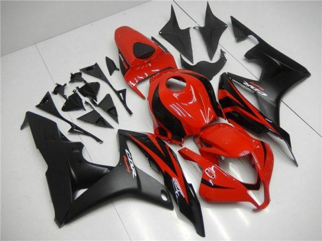 Kit Carénages Motos CBR 600 RR 2007-2008 - Noir Rouge Kit Carénages Motos CBR 600 RR 2007-2008 - Noir Rouge