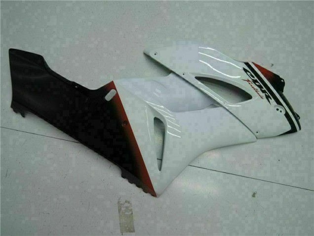 Kit Carénages Motos Complet CBR 1000 RR 2004-2005 - Blanc Noir Kit Carénages Motos Complet CBR 1000 RR 2004-2005 - Blanc Noir