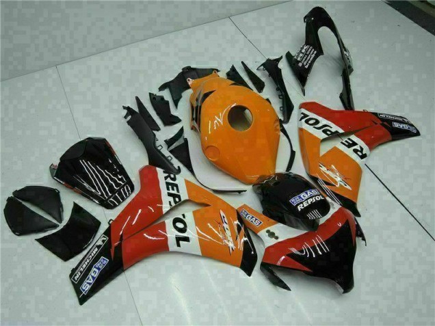 Kit Carénages Motos Complet CBR 1000 RR 2008-2011 - Orange Repsol Kit Carénages Motos Complet CBR 1000 RR 2008-2011 - Orange Repsol