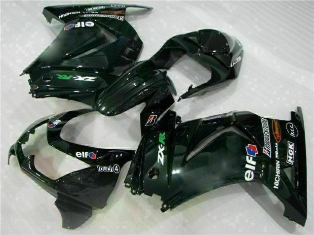 Kit Carénages Motos Complet EX250 2008-2012 - Noir Kit Carénages Motos Complet EX250 2008-2012 - Noir