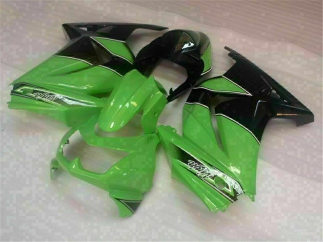 Kit Carénages Motos Complet EX250 2008-2012 - Vert Noir Kit Carénages Motos Complet EX250 2008-2012 - Vert Noir