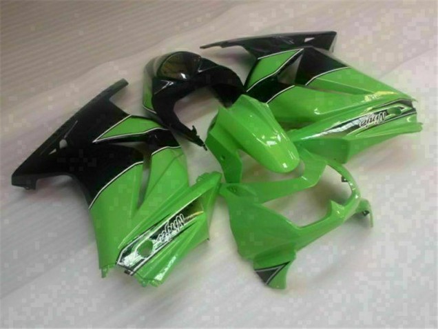 Kit Carénages Motos Complet EX250 2008-2012 - Vert Noir Kit Carénages Motos Complet EX250 2008-2012 - Vert Noir