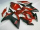 Kit Carénages Motos Complet GSXR 600 / 750 K6 2006-2007 - Rouge Noir Kit Carénages Motos Complet GSXR 600 / 750 K6 2006-2007 - Rouge Noir