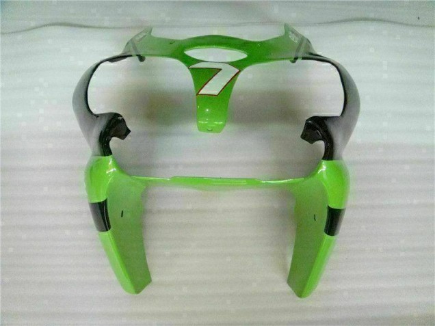 Kit Carénages Motos Complet ZX6R 2000-2002 - Vert Noir Kit Carénages Motos Complet ZX6R 2000-2002 - Vert Noir