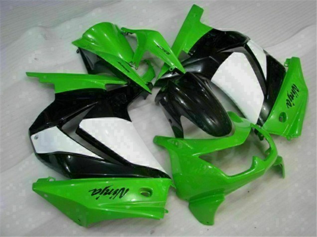 Kit Carénages Motos EX250 2008-2012 - Vert Noir Ninja Kit Carénages Motos EX250 2008-2012 - Vert Noir Ninja