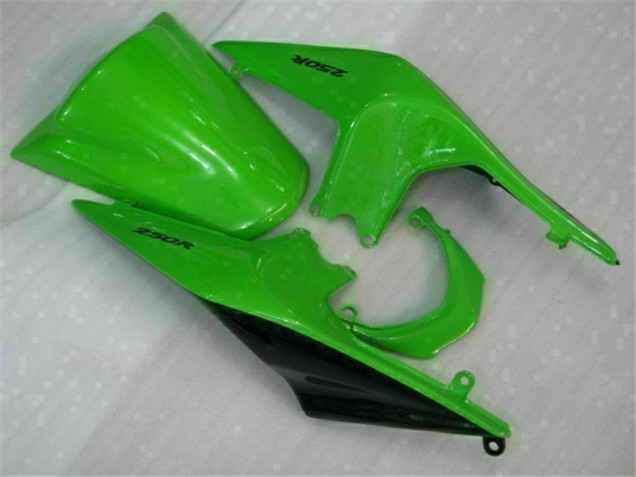 Kit Carénages Motos EX250 2008-2012 - Vert Noir Ninja Kit Carénages Motos EX250 2008-2012 - Vert Noir Ninja