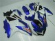 Kit Carénages Motos GSXR 600 / 750 K8 2008-2010 - Bleu Blanc Kit Carénages Motos GSXR 600 / 750 K8 2008-2010 - Bleu Blanc