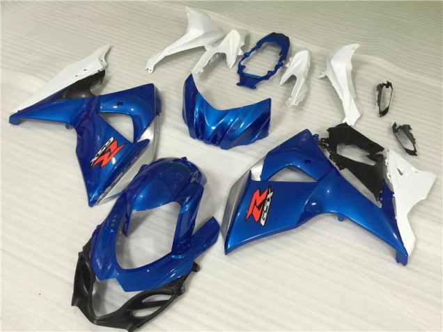 Kit Carénages Motos & Plastique GSXR 1000 K9 2009-2016 - Bleu Blanc Kit Carénages Motos & Plastique GSXR 1000 K9 2009-2016 - Bleu Blanc