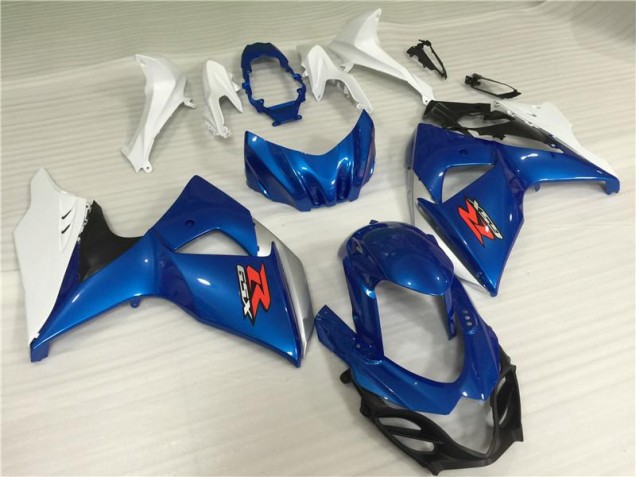 Kit Carénages Motos & Plastique GSXR 1000 K9 2009-2016 - Bleu Blanc Kit Carénages Motos & Plastique GSXR 1000 K9 2009-2016 - Bleu Blanc