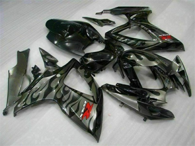 Kit Carénages Motos & Plastique GSXR 600 / 750 K6 2006-2007 - Noir Kit Carénages Motos & Plastique GSXR 600 / 750 K6 2006-2007 - Noir