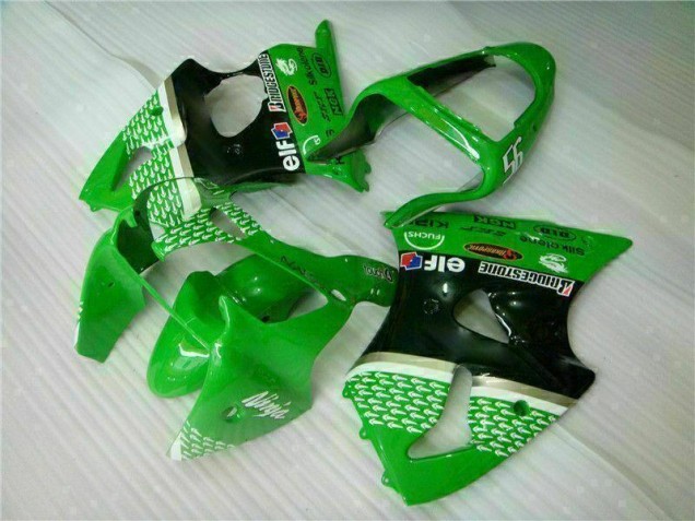 Kit Carénages Motos & Plastique ZX6R 2000-2002 - Vert Noir