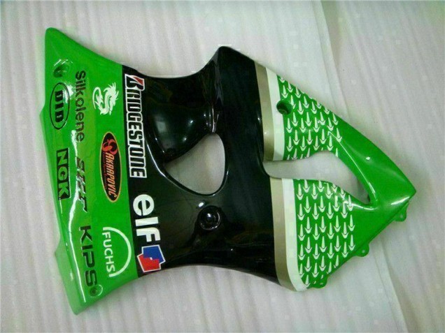 Kit Carénages Motos & Plastique ZX6R 2000-2002 - Vert Noir