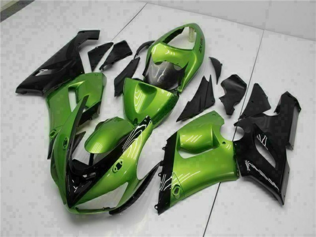 Kit Carénages Motos & Plastique ZX6R 2005-2006 - Vert Kit Carénages Motos & Plastique ZX6R 2005-2006 - Vert