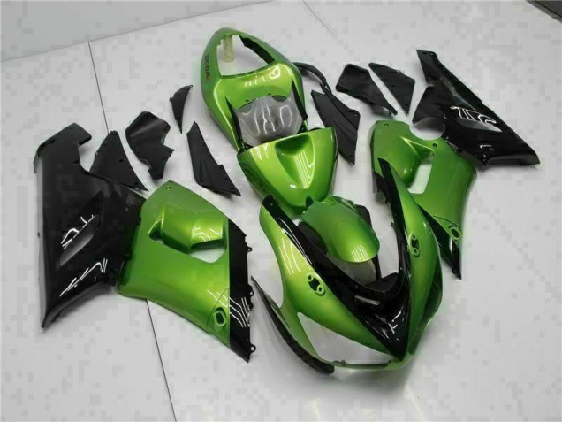 Kit Carénages Motos & Plastique ZX6R 2005-2006 - Vert Kit Carénages Motos & Plastique ZX6R 2005-2006 - Vert