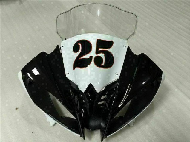 Kit Carénages Motos R6 2008-2016 - Blanc Noir Kit Carénages Motos R6 2008-2016 - Blanc Noir