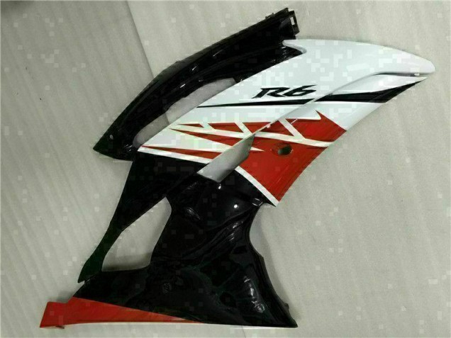 Kit Carénages Motos R6 2008-2016 - Blanc Noir Kit Carénages Motos R6 2008-2016 - Blanc Noir