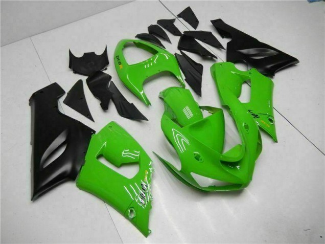 Kit Carénages Motos ZX6R 2005-2006 - Vert Kit Carénages Motos ZX6R 2005-2006 - Vert