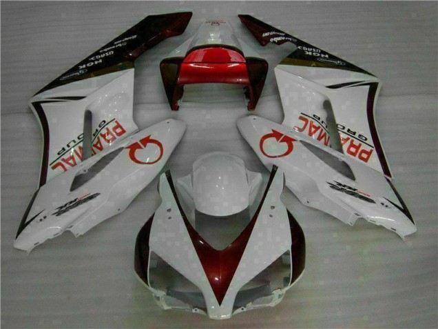 Kit Carénages Motos CBR 1000 RR 2004-2005 - Blanc Rouge