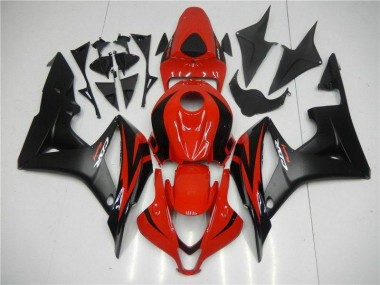 Kit Carénages Motos CBR 600 RR 2007-2008 - Noir Rouge