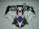 Kit Carénages Motos Complet CBR 1000 RR 2004-2005 - Blanc Noir Kit Carénages Motos Complet CBR 1000 RR 2004-2005 - Blanc Noir