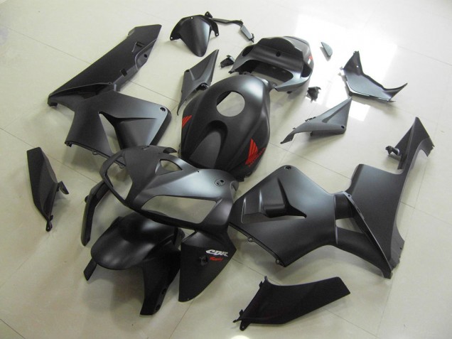 Kit Carénages Motos Complet CBR 600 RR 2005-2006 - Noir Rouge Kit Carénages Motos Complet CBR 600 RR 2005-2006 - Noir Rouge