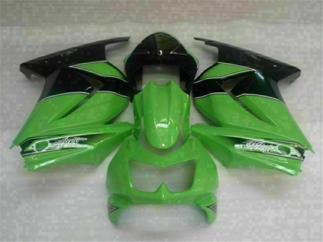 Kit Carénages Motos Complet EX250 2008-2012 - Vert Noir Kit Carénages Motos Complet EX250 2008-2012 - Vert Noir