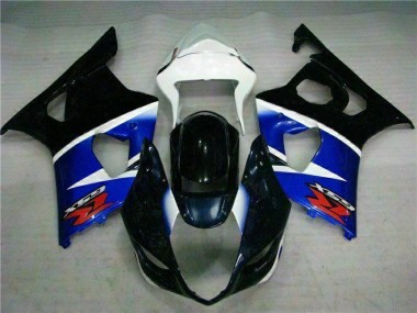 Kit Carénages Motos Complet GSXR 1000 K3 2003-2004 - Noir Bleu