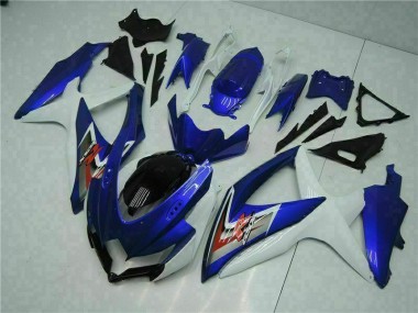 Kit Carénages Motos Complet GSXR 600 / 750 K8 2008-2010 - Bleu Blanc