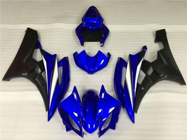 Kit Carénages Motos Complet R6 2006-2007 - Bleu Noir Kit Carénages Motos Complet R6 2006-2007 - Bleu Noir