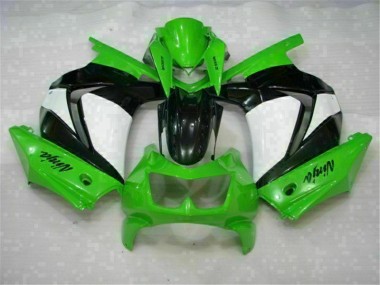 Kit Carénages Motos EX250 2008-2012 - Vert Noir Ninja