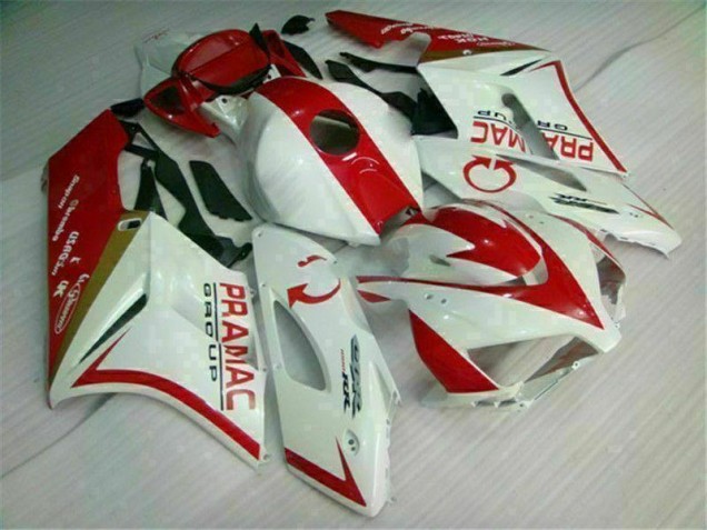 Kit Carénages Motos & Plastique CBR 1000 RR 2004-2005 - Blanc Rouge Kit Carénages Motos & Plastique CBR 1000 RR 2004-2005 - Blanc Rouge