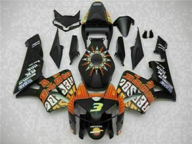 Kit Carénages Motos & Plastique CBR 600 RR 2005-2006 - Noir