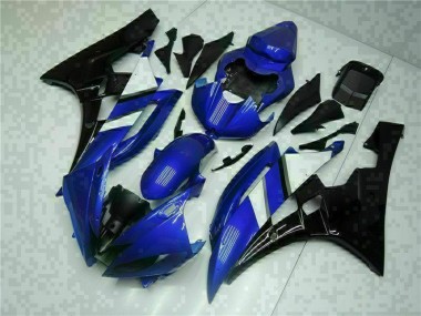 Kit Carénages Motos & Plastique R6 2006-2007 - Bleu Noir